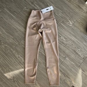Alo 7/8 high waist airlift leggings color taupe size small